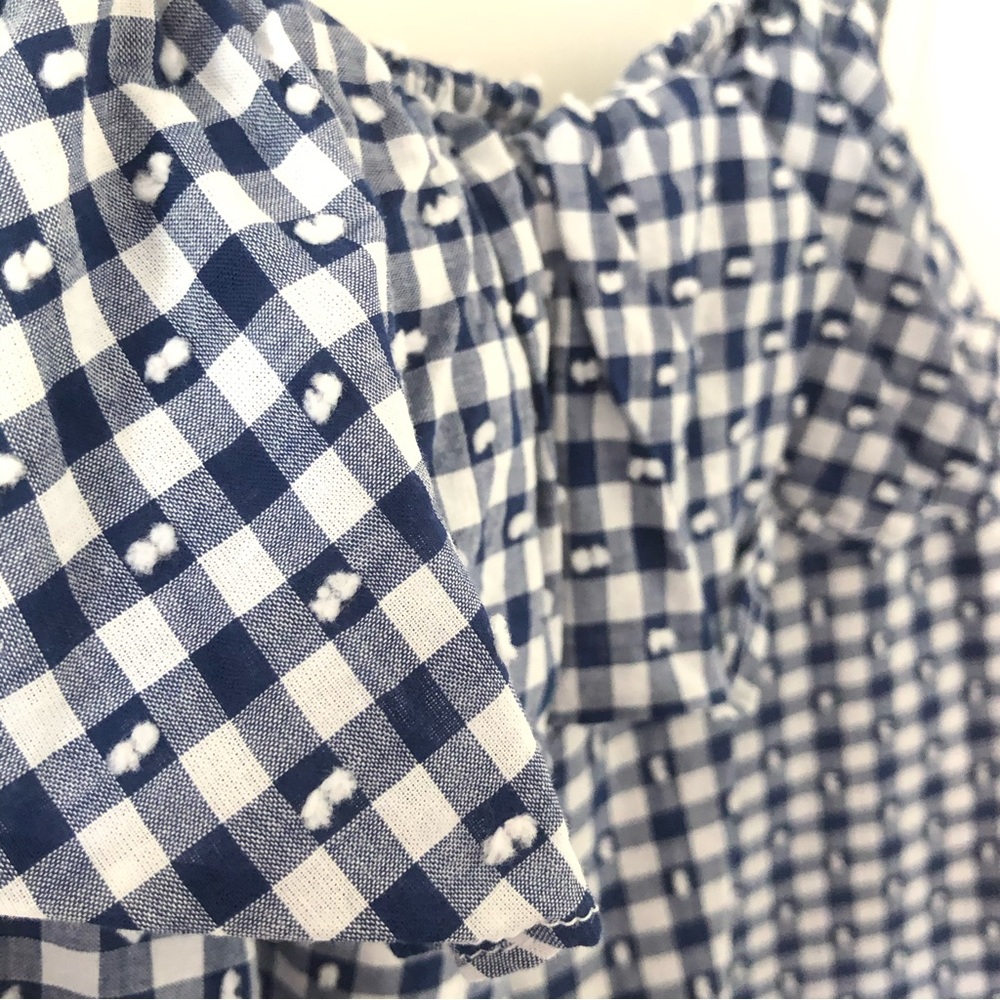 J. Crew Ruffle Gingham Tank Top - Picture 4 of 6